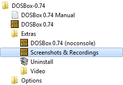 DOSBox 0.74 Screenshots & Recordings